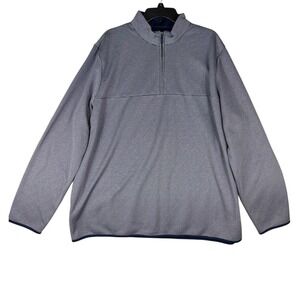 Grand Slam Performance Mens XXL Quarter Zip Pullover‎ Peacoat Heather NWT